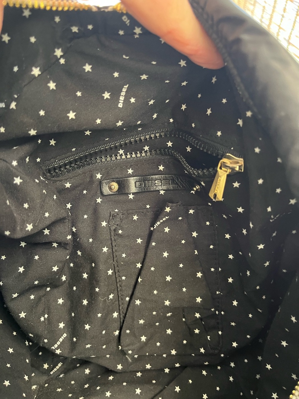 Diesel bag with Front Pocket and Gold plated hardware. Tons storage - Picture 16 of 16
